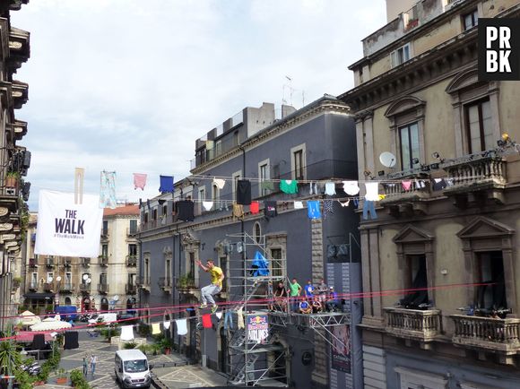 RedBull Airlines 2015 x The Walk à Catane en Sicile, le 10 octobre 2015
