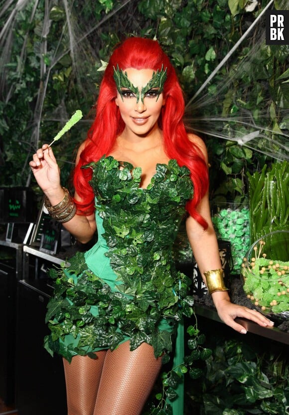 Kim Kardashian : best-of de ses costumes d'Halloween, Poison Ivy