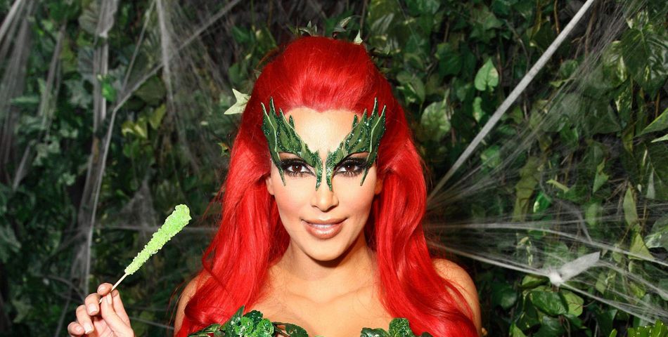 Kim Kardashian : best-of de ses costumes d'Halloween, Poison Ivy