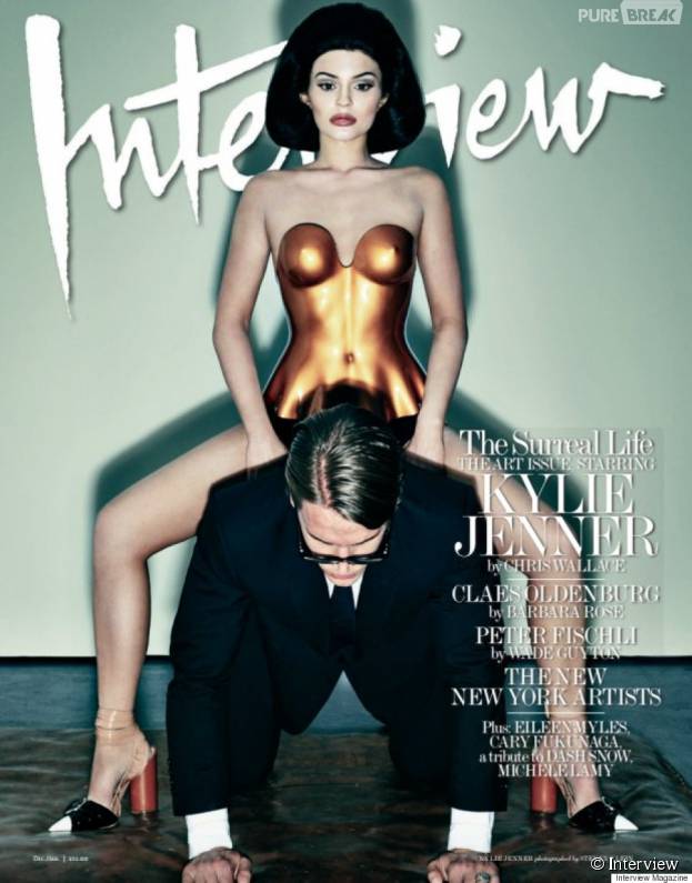 Kylie Jenner sexy en couverture du magazine Interview