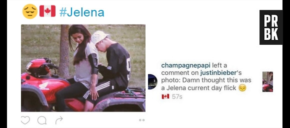 Drake réagit sur Instagram après la photo de Justin Bieber et Selena Gomez