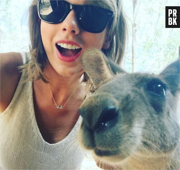 Taylor Swift : son selfie improbable avec un kangourou