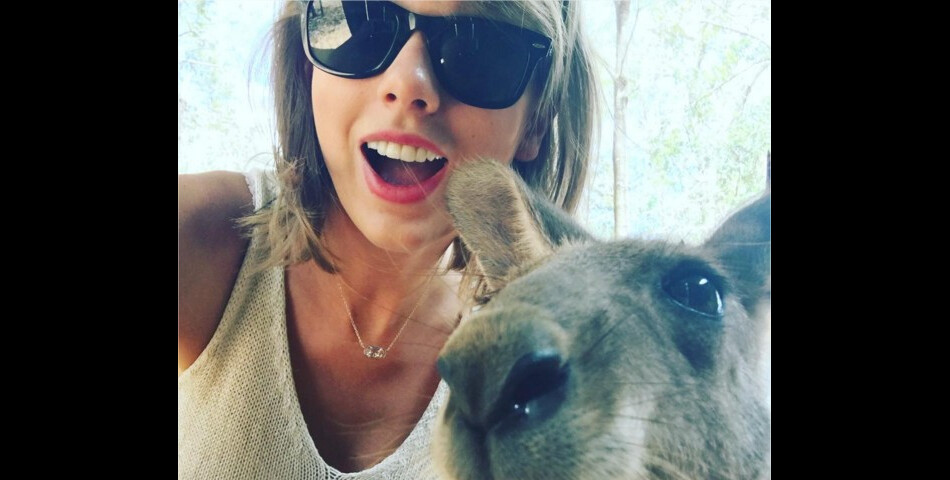 Taylor Swift : son selfie improbable avec un kangourou