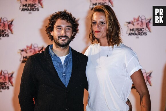 Fréro Delavega : Florian Frérot en couple avec Laure Manaudou lors des NRJ Music Awards 2015, à Cannes, le novembre 2015
