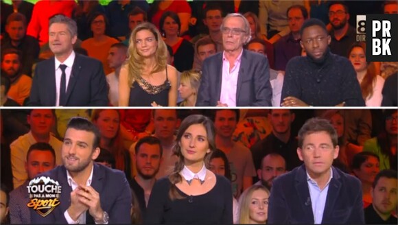 Aymeric Bonnery accueuilli par Estelle Denis dans TPMS, le 14 décembre 2015 sur D8