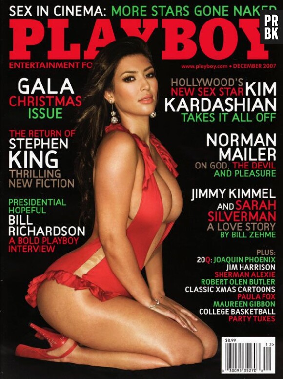 Kim Kardashian : cover girl sexy du magazine Playboy en décembre 2007