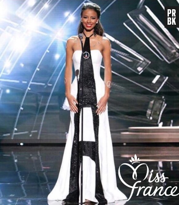 Flora Coquerel (Miss France 2013) et sa tenue hommage aux victimes des attentats du 13 novembre