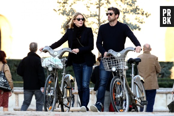 Patrick Dempsey et son ex-femme Jillian sur une photo prise à Paris en 2015