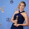 Kate Winslet gagnante aux Golden Globes 2016 le 10 janvier à Los Angeles
