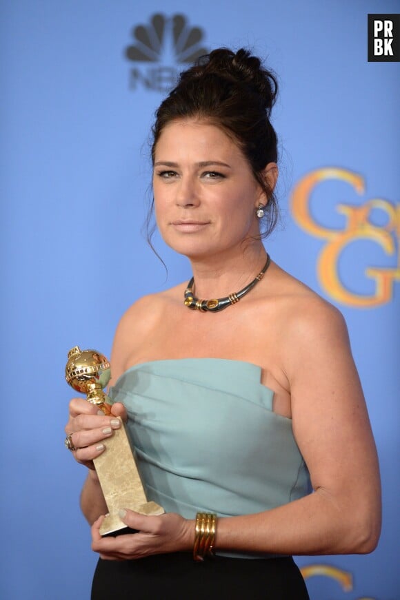 Maura Tierney gagnante aux Golden Globes 2016 le 10 janvier à Los Angeles