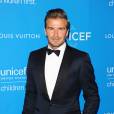 David Beckham lors du bal de l'UNICEF en l'honneur de David Beckham à Los Angeles, le 12 janvier 2016