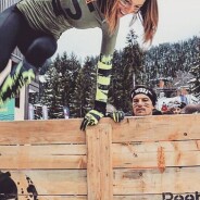 Laury Thilleman : sportive et courageuse dans la neige à la Spartan Winter Race de Valmorel