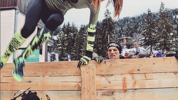 Laury Thilleman : sportive et courageuse dans la neige à la Spartan Winter Race de Valmorel