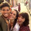 Rayane Bensetti et Lucie Lucas en Inde pour le tournage de Coup de foudre à Jaipur en mars 2016