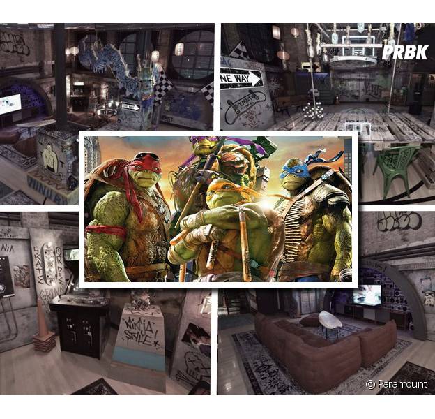 Ninja Turtles 2 : Paramount et AirBnb ouvrent un loft façon QG des tortues