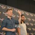 Rick Cosnett et Carlos Valdes à la convention Super Heroes Con 2 le 11 juin 2016