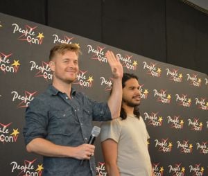 Rick Cosnett et Carlos Valdes à la convention Super Heroes Con 2 le 11 juin 2016