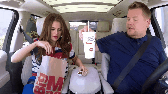 Selena Gomez et James Corden dans le Carpool Karaoke