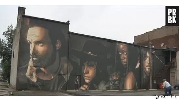 Une fresque géante The Walking Dead dans le Kentucky
