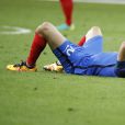 André-Pierre Gignac au sol après la victoire du Portugal à l'Euro 2016