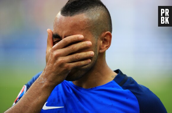 Dimitri Payet en pleurs après la défaite de l'équipe de France ce dimanche 10 juillet 2016