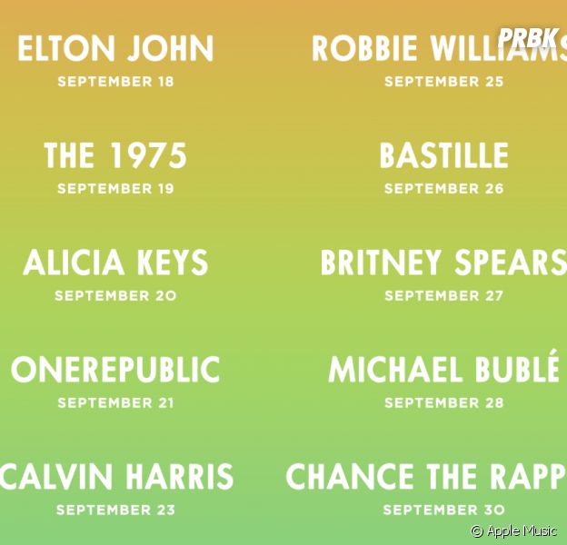 Calvin Harris, Britney Spears...découvrez la programmation du Apple Music Festival 2016