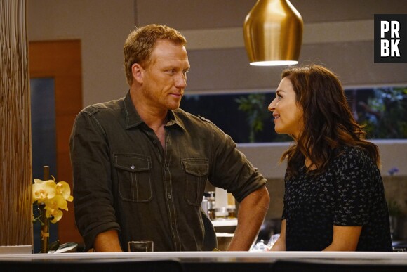 Grey's Anatomy saison 13, épisode 2 : Owen (Kevin McKiff) et Amelia (Caterina Scorsone)