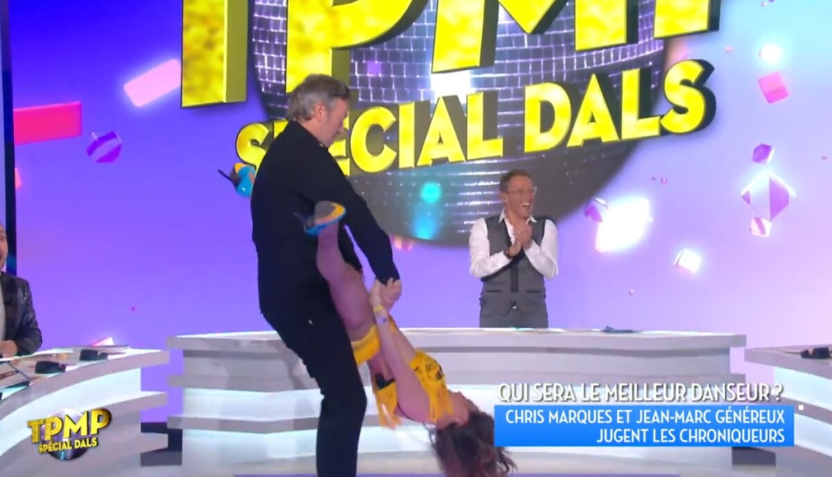 Photo Capucine Anav Très Sexy Dans Sa Danse Endiablée Avec Jean Michel Maire Dans Tpmp 1844