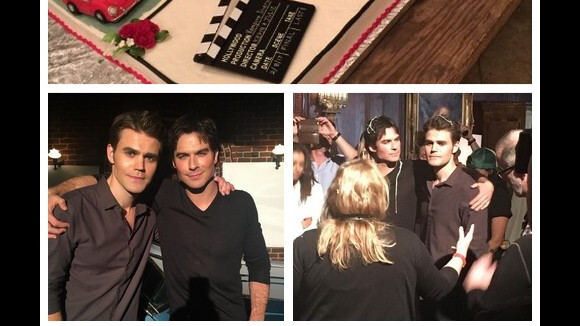 The Vampire Diaries saison 8 : les acteurs fêtent la fin du tournage en vidéos et photos
