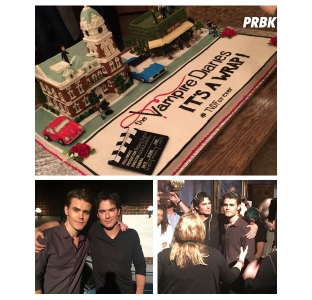 The Vampire Diaries saison 8 : les acteurs fêtent la fin du tournage