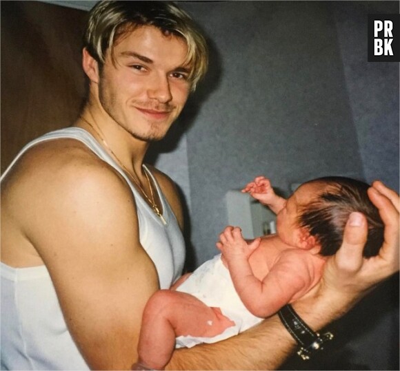 Brooklyn Beckham et son père David Beckham