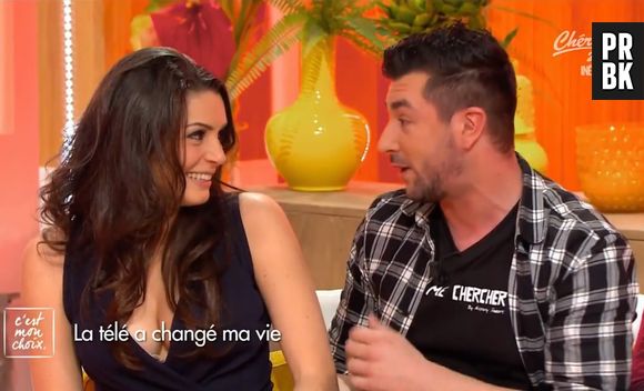 Jessica (Les Princes de l'amour 3) dans C'est mon choix : son décolleté perturbe l'humoriste Anthony Joubert !