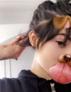 Kylie Jenner dévoile ses cheveux au naturel sur Snapchat le 5 mai 2017