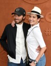 Cristina Cordula et son fils Enzo prennent la pose à Roland-Garros le 30 mai 2017