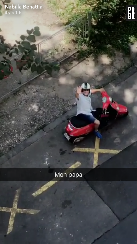 Nabilla Benattia retrouve son père sur Snapchat