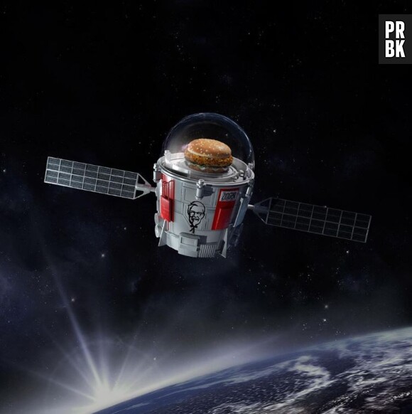 KFC envoie un burger dans l'espace !