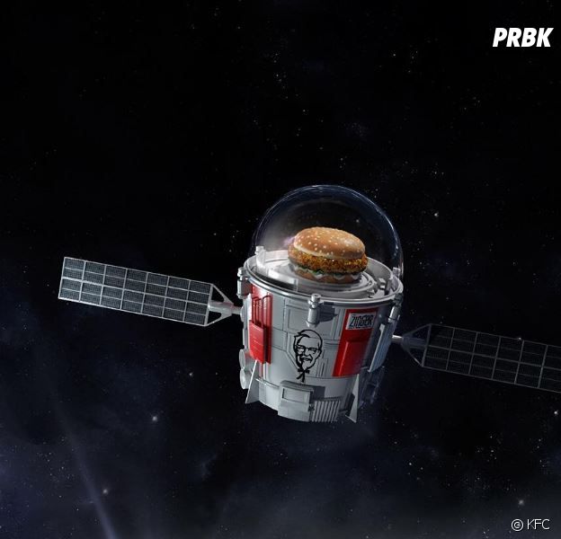KFC envoie un burger dans l'espace !