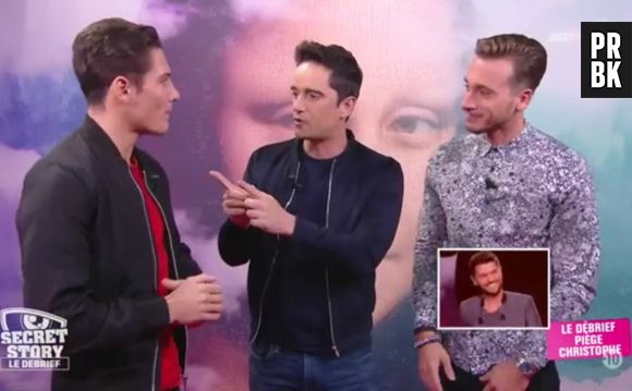 Secret Story 11 : Christophe Beaugrand piégé dans le Debrief par Bryan, Julien Geloën et Adrien Lemaître !