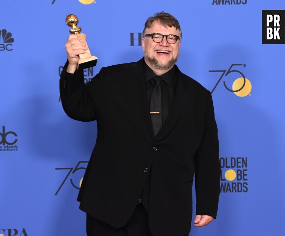 Guillermo Del Toro gagnants aux Golden Globes 2018 le 7 janvier à Los Angeles