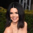 Kendall Jenner sur le tapis rouge des Golden Globes 2018 le 7 janvier à Los Angeles