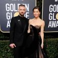 Justin Timberlake et Jessica Biel sur le tapis rouge des Golden Globes 2018 le 7 janvier à Los Angeles