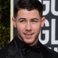 Nick Jonas sur le tapis rouge des Golden Globes 2018 le 7 janvier à Los Angeles