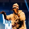Black M sur la scène du Fun Radio Live au Scénith d'Albi le 2 mars 2018