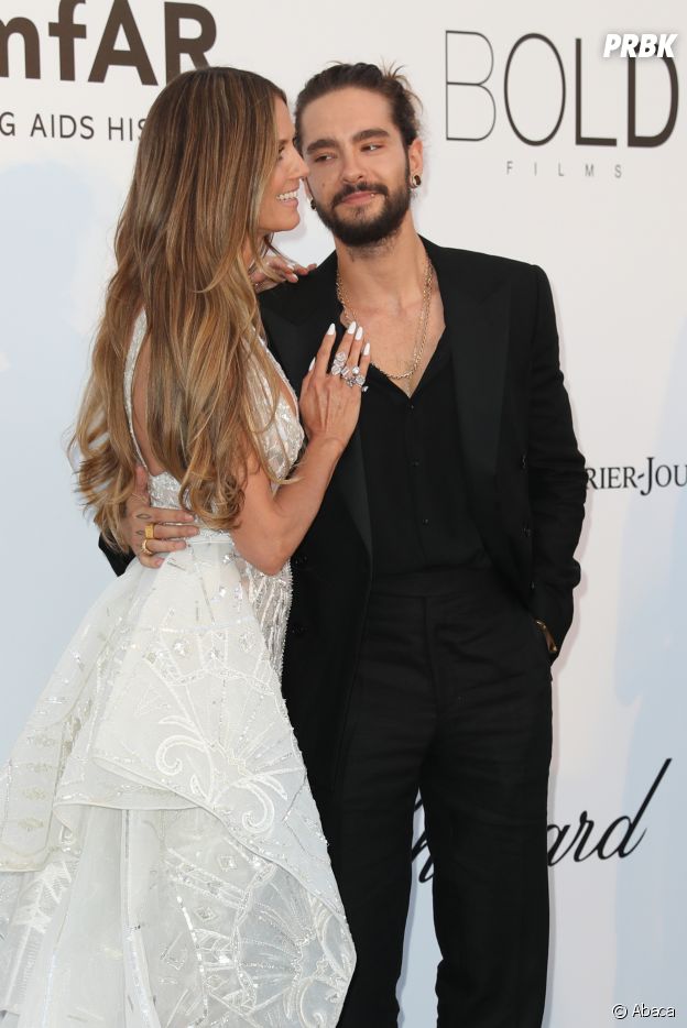 Heidi Klum et Tom Kaulitz (Tokio Hotel) au festival de Cannes : ils officialisent leur couple au gala de l'amfAR !