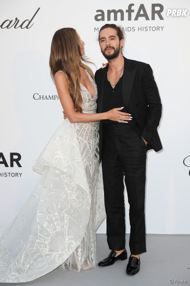 Heidi Klum et Tom Kaulitz (Tokio Hotel) au festival de Cannes : ils officialisent leur couple au gala de l'amfAR !