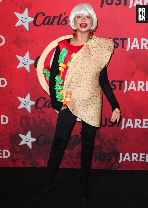 Sarah Hyland déguisée en burrito