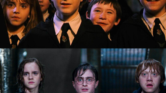Daniel Radcliffe, Emma Watson... les stars de Harry Potter dans le premier film VS dans le dernier
