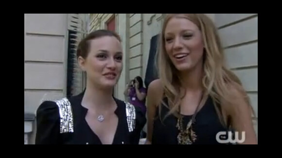 Gossip Girl saison 4 ... (Blair) Leighton Meester a adoré Paris ... la preuve en vidéo