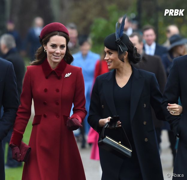 Meghan Markle et Kate Middleton complices à la messe de Noël le 25 décembre 2018
