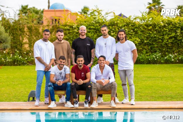 Les Anges 11 : Julien Guirado, Raphaël Pépin, Thomas et Oussama avec les candidats anonymes